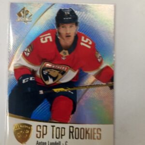 2021-2022 Upper Deck SP Authentic top rookies Anton Lundell