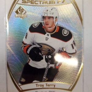 2021-2022 Upper Deck SP Authentic Spectrum FX Troy Terry