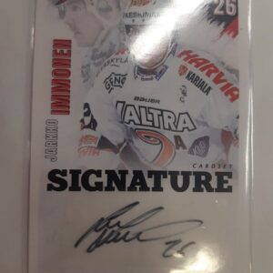 2020-21 Cardset Signature Jarkko Immonen /125