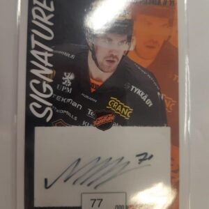 2022-23 Cardset Signature /100 Miska Siikonen