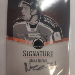 2012-13 Cardset Signature Mika Niemi /125