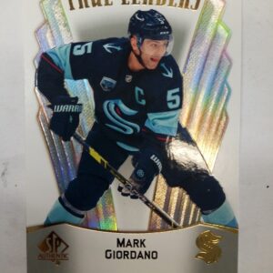 2021-2022 Upper Deck SP True Leaders Mark Giordano
