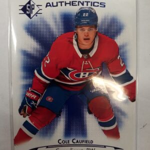 2021-2022 Upper Deck SP Rookie Authentics Cole Caufield