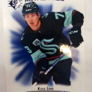 2021-2022 Upper Deck SP Rookie Authentics Kole Lind