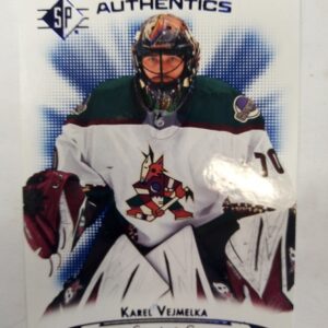 2021-2022 Upper Deck SP Rookie Authentics Karel Vejmelka