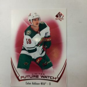 2021-2022 Upper Deck SP Authentic limited red future watch Calen Addison-wild