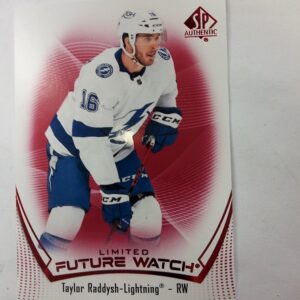 2021-2022 Upper Deck SP Authentic limited red future watch Taylor Raddysh-lightning