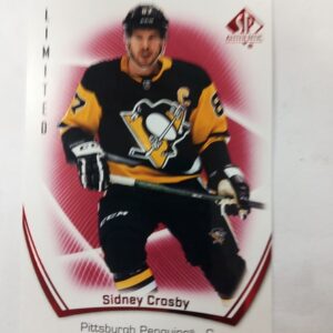 2021-2022 Upper Deck SP Authentic limited red Sidney Crosby