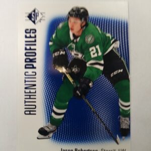 2021-2022 Upper Deck SP authentic profiles Jason Robertson blue