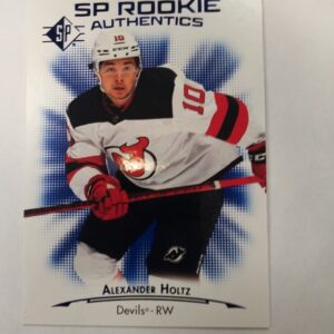 2021-2022 Upper Deck SP rookie authentics Alexander Holtz blue