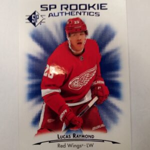 2021-2022 Upper Deck SP rookie authentics Lucas Raymond blue