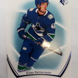 2021-2022 Upper Deck SP Blue Elias Pettersson
