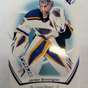 2021-2022 Upper Deck SP Blue Jordan Binnington