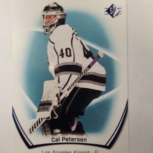 2021-22 sp hockey Cal Petersen blue