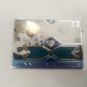 2021-22 UD spx Brent Burns winninng materials jersey