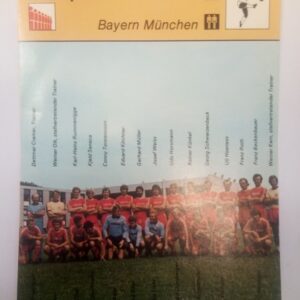 1977 Concert Hall Jalkapallo - Bayern Munchen