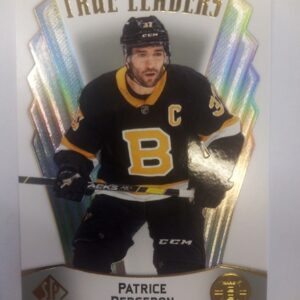 2021-2022 Upper Deck SP Authentic True Leaders Patrice Bergeron