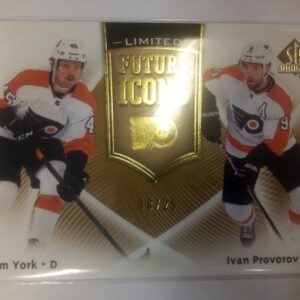 2021-2022 Upper Deck SP Authentic Limited Future Icons York/Provorov /25
