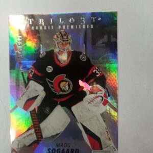 2022-23 trilogy rookie premieres Mads Sogaard