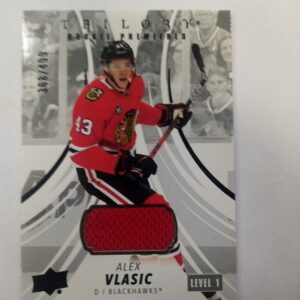 2022-23 trilogy rookie premiere jersey Alex Vlasic