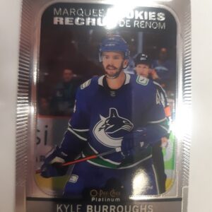 2021-22 O-Pee-Chee Platinum Marquee Rookies Kyle Burroughs