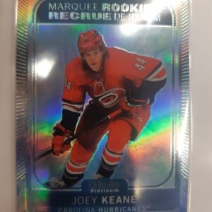 2021-22 O-Pee-Chee Platinum Marquee Rookies Joey Keane Arctic Freeze /99
