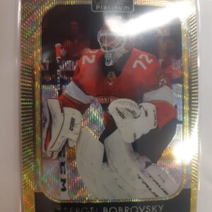 2021-22 O-Pee-Chee Platinum Marquee Rookies Sergei Bobrovsky Neon Yellow Surge