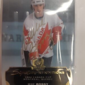 2014-15 Upper Deck The Cup Signature Renditions Mike Bossy