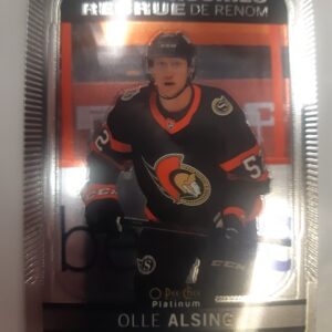 2021-22 O-Pee-Chee Platinum Marquee Rookies Olle Alsing