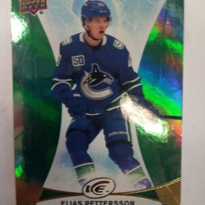 2020-2021 Upper Deck Ice Green Elias Pettersson