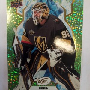 2021-2022 Upper Deck Ice Green Sparkle Robin Lehner