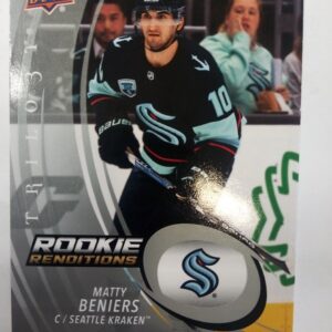 2022-2023 Upper Deck Trilogy Rookie Renditions Matty Beniers