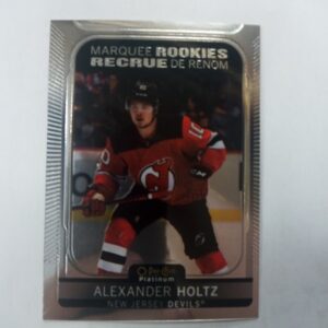 2021-22 OPC platinum marquee rookies recruen de renom Alexander Holtz