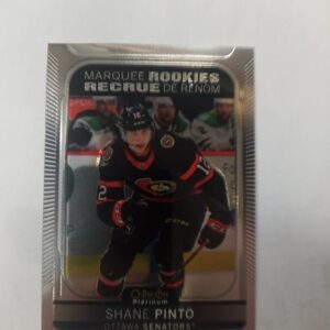 2021-22 OPC platinum marquee rookies recruen de renom Shane Pinto