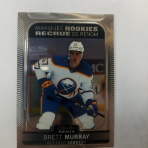 2021-22 OPC platinum marquee rookies recruen de renom Brett Murray