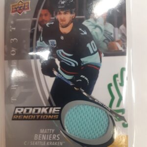 2022-23 Trilogy Rookie Renditions Jersey Matty Beniers
