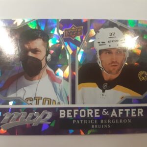 2021-22 MVP Before & After Patrice Bergeron