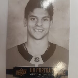 2021-22 Upper Deck UD Portraits Rookies Grigori Denisenko