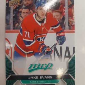 2020-21 Upper Deck MVP Rookie Jake Evans