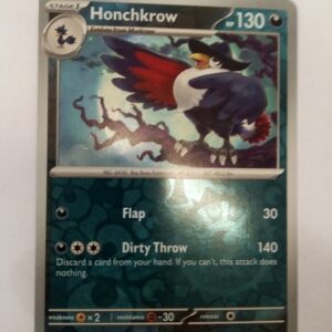 Honchkrow (PAL 132) Paldea Evolved reverse holo