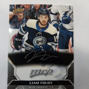 2020-21 mvp rookie Liam Foundy signature