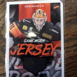 2022-23 sm-liiga game worn jersey redeption Nick Malik