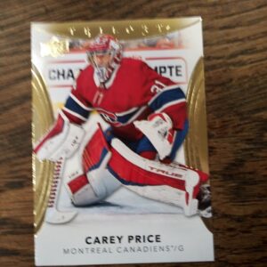 2021-22 UD  trilogy Carey Price