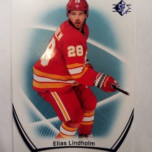 2021-2022 Upper Deck SP Blue Elias Lindholm
