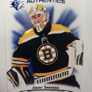 2021-2022 Upper Deck SP Rookie Authentics Blue Jeremy Swayman