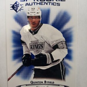 2021-2022 Upper Deck SP Rookie Authentics Blue Quinton Byfield