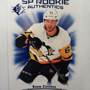 2021-2022 Upper Deck SP Rookie Authentics Blue Radim Zohorna