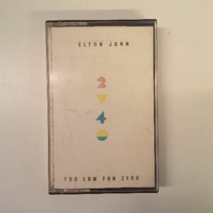 C-kasetti Elton John - too low for zero (K)