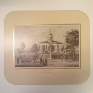 Taulu/tabletti: Vanha kirkko - F. Tengström 1838 (K)