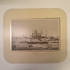 Taulu/tabletti: Eteläsatama - Litografia 1877 (K)